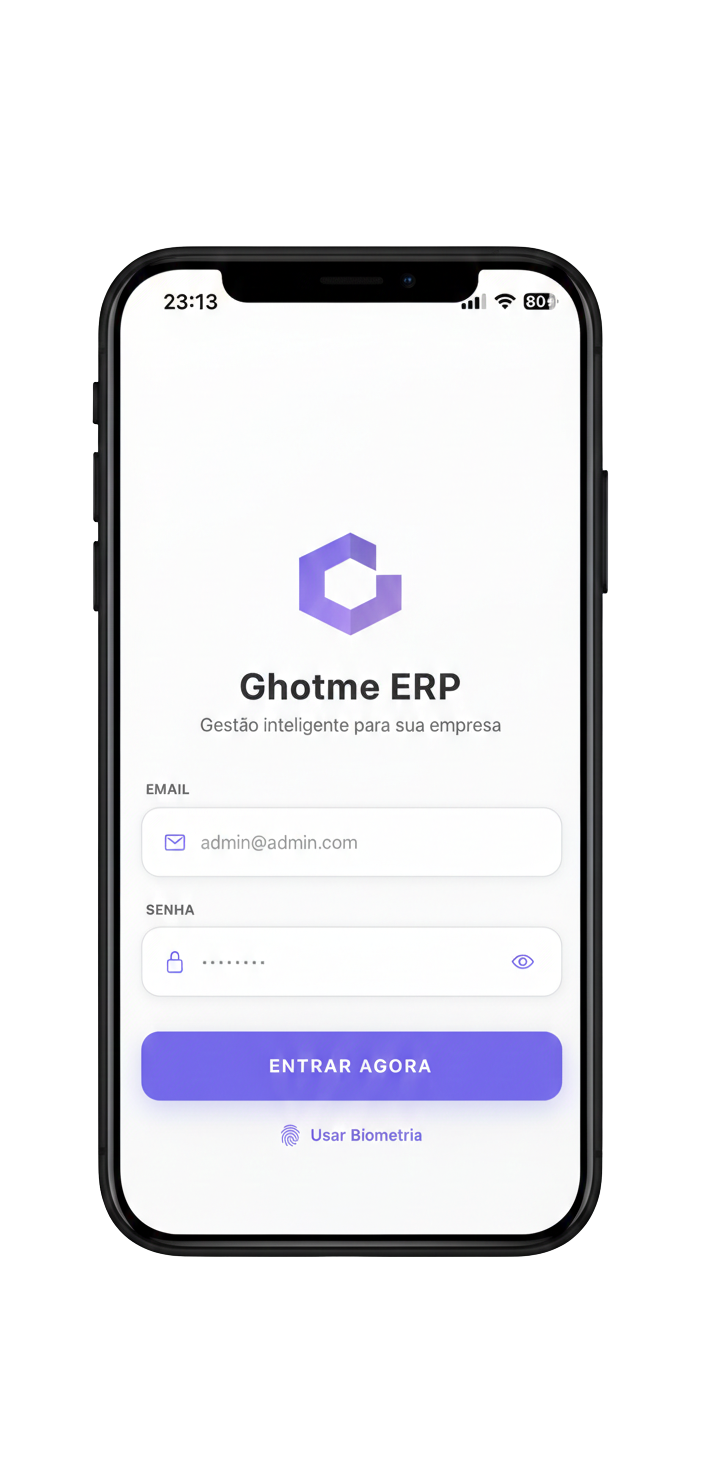 Ghotme Mobile App Dashboard
